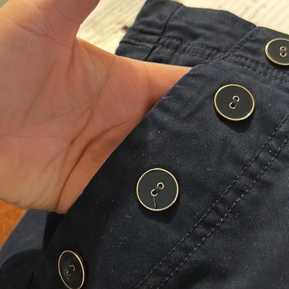 ANDEAWAY Navy Short With Side Buttons Plus Size 18 - Picture 6 of 8